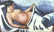 August Macke Reclining female nude china oil painting artist